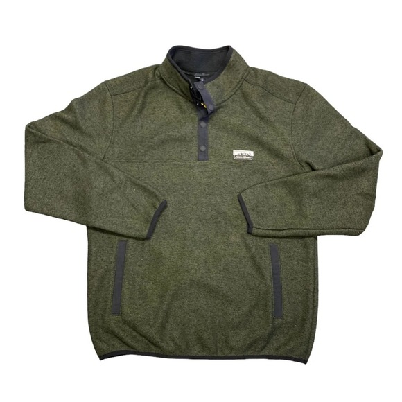 Eddie Bauer Other - NWT Eddie Bauer Men's Knit‎ Fleece Sweater (Heather Forest Night, Small)